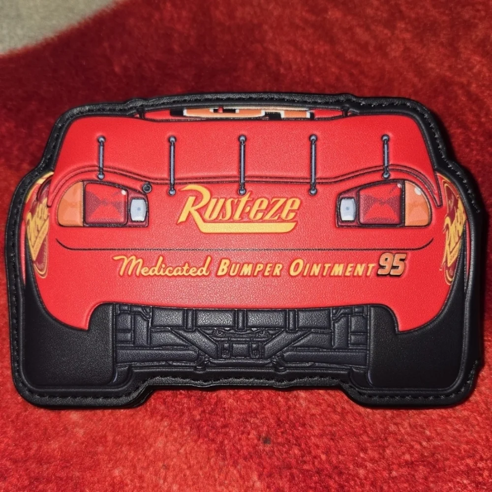 New disney cars lightning McQueen anime manga leather wallet
